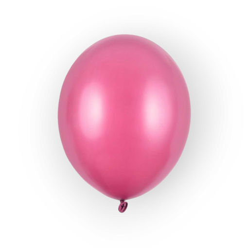 Picture of LATEX BALLOONS METALLIC HOT PINK 12 INCH